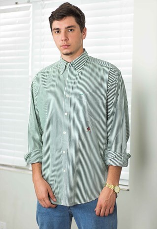 VINTAGE TOMMY HILFIGER SHIRT LOGO 90S M 8.5