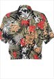 VINTAGE FLORAL HAWAIIAN SHIRT - L