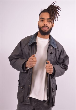 MENS VINTAGE JACKET MEDIUM GREY 90S