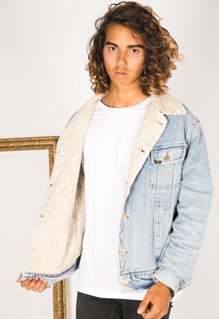 VINTAGE 80S LEE WINTER SHEEPSKIN JACKET / R2200C405