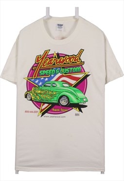 Vintage 90's Gildan T Shirt Yearwood Racing Short Sleeve