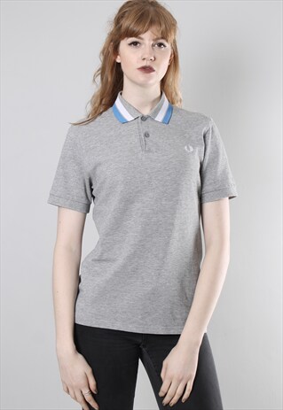 FRED PERRY GREY POLO SHIRT