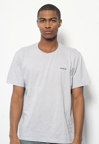 VINTAGE REEBOK LOGO T-SHIRT GREY