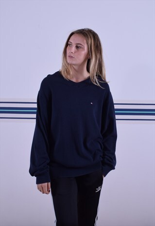 NAVY TOMMY HILFIGER PULLOVER