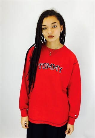 TOMMY HILFIGER SPELLOUT SWEATSHIRT