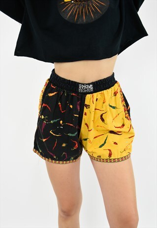 PRIMITIVE PRINTS BAGGY COTTON SHORTS