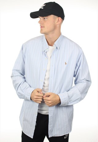 VINTAGE RALPH LAUREN LONG SLEEVE STRIPED SHIRT