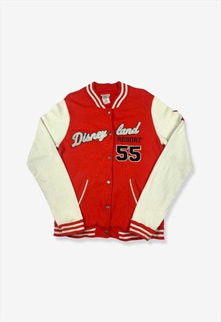 Vintage Disney Parks Varsity Jacket Red/White M