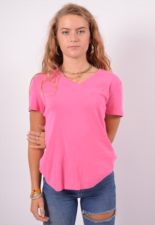 VINTAGE NAUTICA T-SHIRT TOP PINK