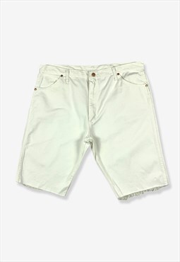 Vintage Wrangler Cut Off Denim Shorts White W40
