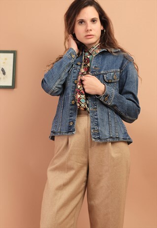 VINTAGE LEE STRETCH DENIM JACKET