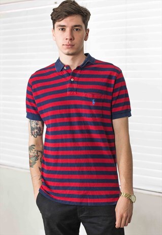 VINTAGE POLO RALPH LAUREN SHIRT LOGO 90S M 10.1