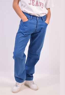 Vintage Energie High Waist Jeans Straight Blue