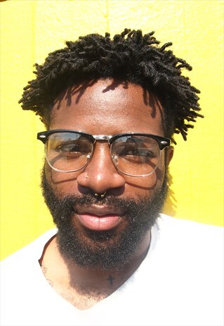 BLACK FRAME CLUB MASTER GEEK CLEAR LENS GLASSES