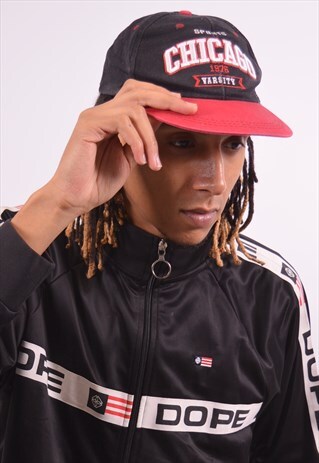 VINTAGE CHICAGO CAP BLACK