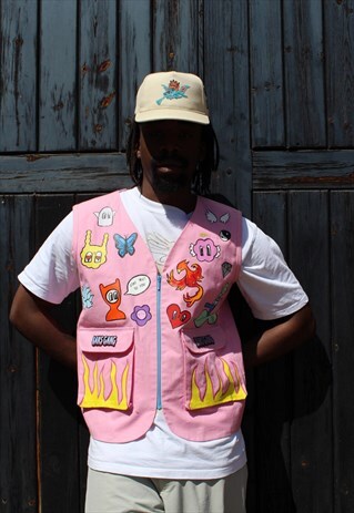 HAND PAINTED VEST