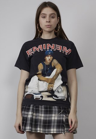 VINTAGE 90'S EMINEM PRINT BAND T-SHIRT