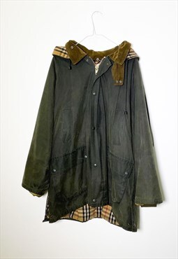Vintage 90s in cotton waterproof jacket 