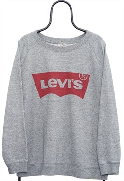 Vintage Levis Lightweight Grey Sweatshirt Womens