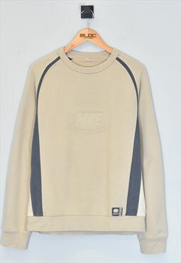 Vintage Nike Sweatshirt Beige Large