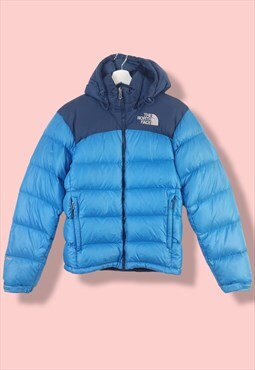Vintage The North Face Coats Puffer nuptse 700 in Blue XS