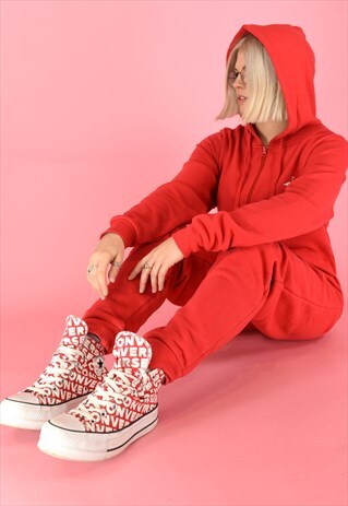 G&G UNISEX RED GOOSE ONESIE