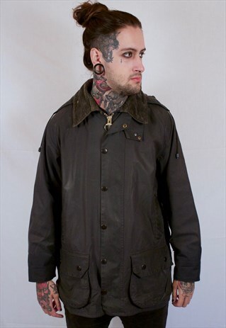 VINTAGE BARBOUR BEAUFORT WAXED JACKET