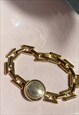 AUTHENTIC LOUIS VUITTON PENDANT- REWORKED BRACELET