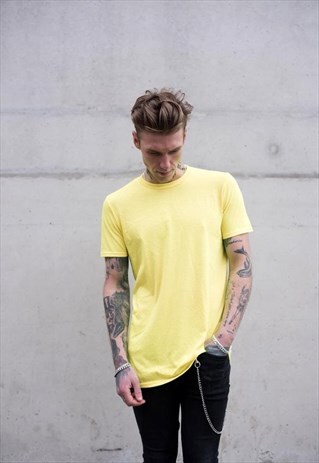 ESSENTIAL BLANK T-SHIRT - DAISY YELLOW