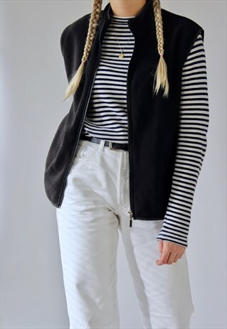 VINTAGE FLEECE GILET JACKET