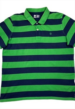 Timberland Vintage Men's Navy & Green Polo Shirt