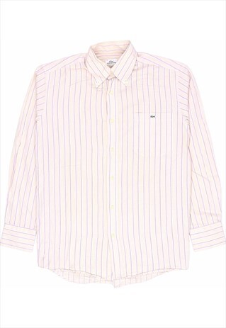 VINTAGE 90'S LACOSTE SHIRT LONG SLEEVE BUTTON UP STRIPED