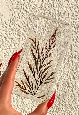Real Fern Clear Phone Cover for the iPhone 12 and 12 Pro