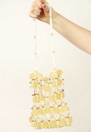VINTAGE BEAUTIFUL BEADED HANDBAG