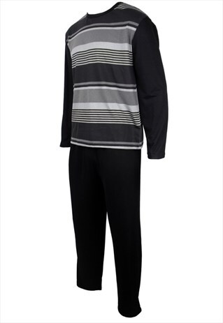 MENS PYJAMAS SETS PJ'S NIGHTWEAR LOUNGEWEAR LONG SLEEVE
