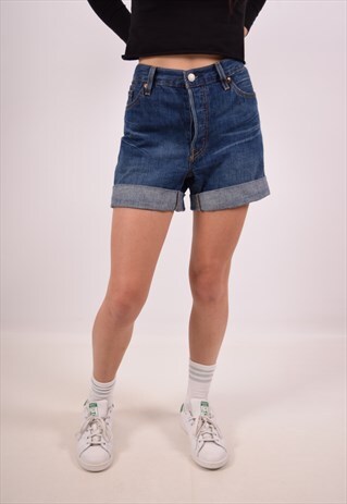 VINTAGE LEVI'S DENIM SHORTS BLUE