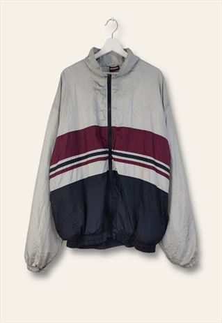 VINTAGE  CRAZY TRACK JACKET WIVNESS IN GREY L