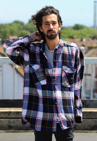 VINTAGE // 90'S // CASUAL SHIRT (SEE GARMENT CARE)