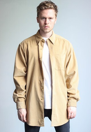VINTAGE OVERSIZED LL BEAN CORDUROY SHIRT