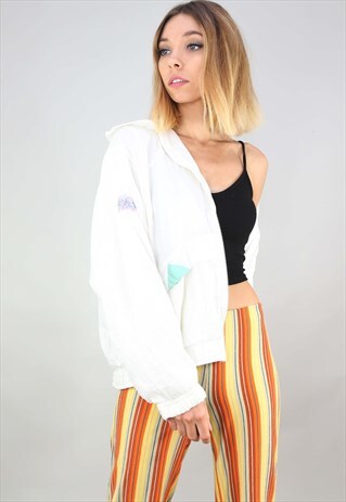 VINTAGE 80S 90S OVERSIZED SHELL WINDBREAKER JACKET