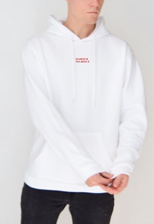 WHITE COORDINATES (RED) HOODIE