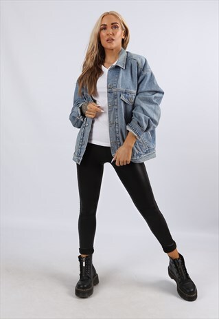 VINTAGE USA H.I.S DENIM JACKET OVERSIZED REGULAR 16 XL (J5AD
