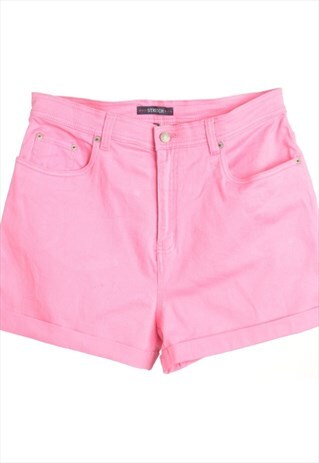 REWORKED WILLOW ROLLED HEM DENIM SHORTS - W34