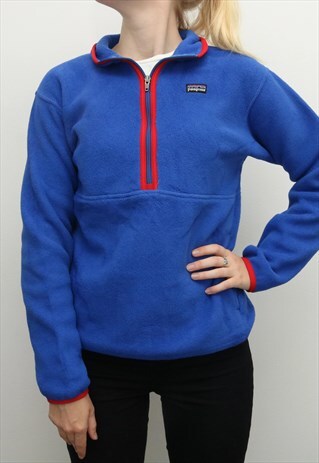 PATAGONIA - BLUE QUARTER ZIP FLEECE - XLARGE