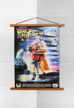 Original 80s Back To The Future II Poster Drew Struzan 1989