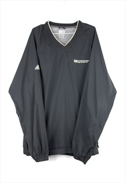 Vintage Adidas Mototrist Windbreaker Sweatshirt in Black L
