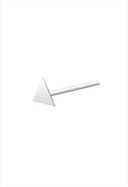 Triangle Sterling Silver Nose Stud