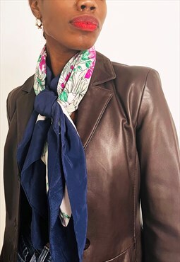 Revival 1970s Gucci Floral Scarf