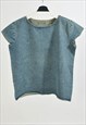 Vintage 00s denim blouse