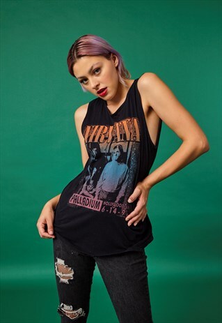 VINTAGE NIRVANA BAND VEST